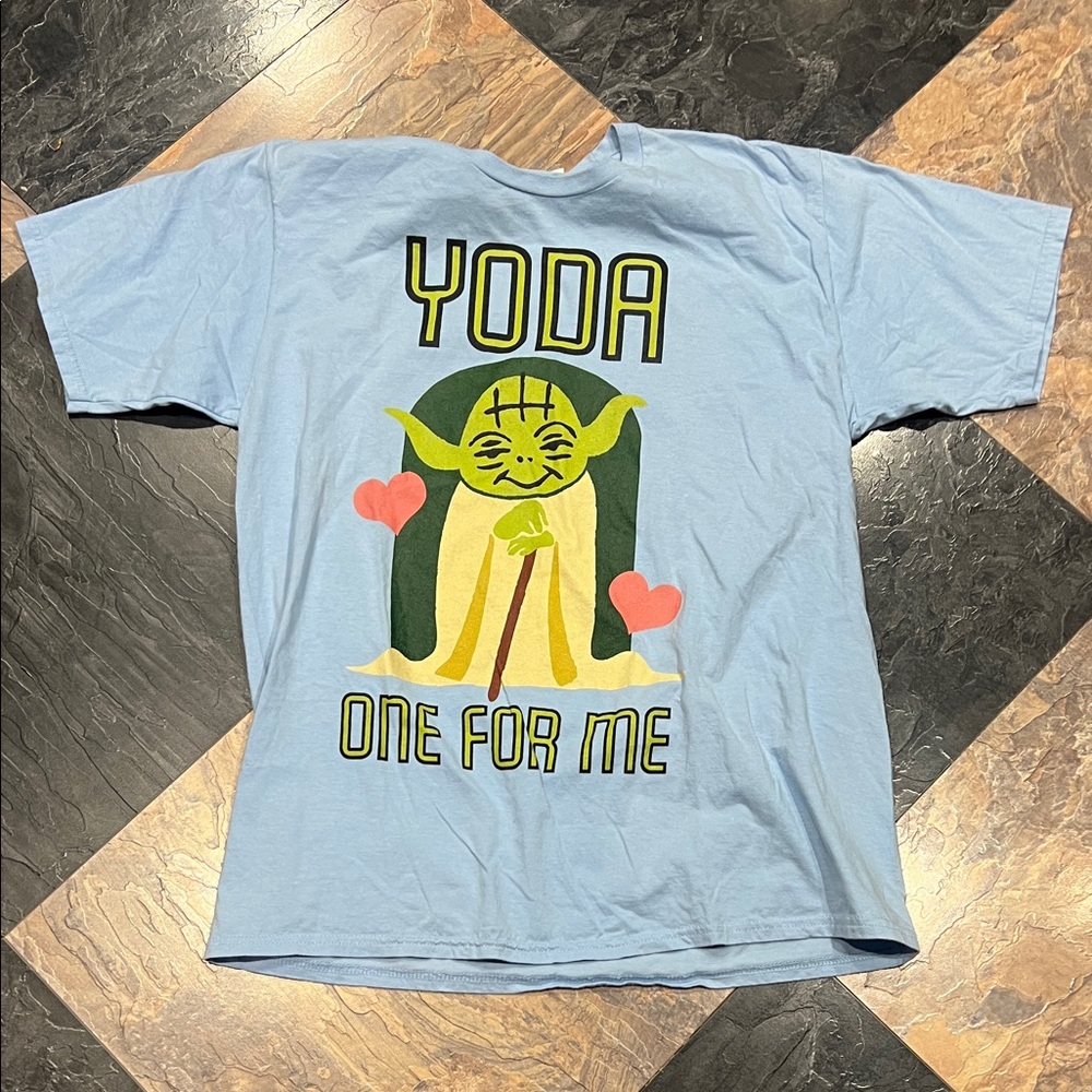 Star Wars Light Blue Graphic Tee